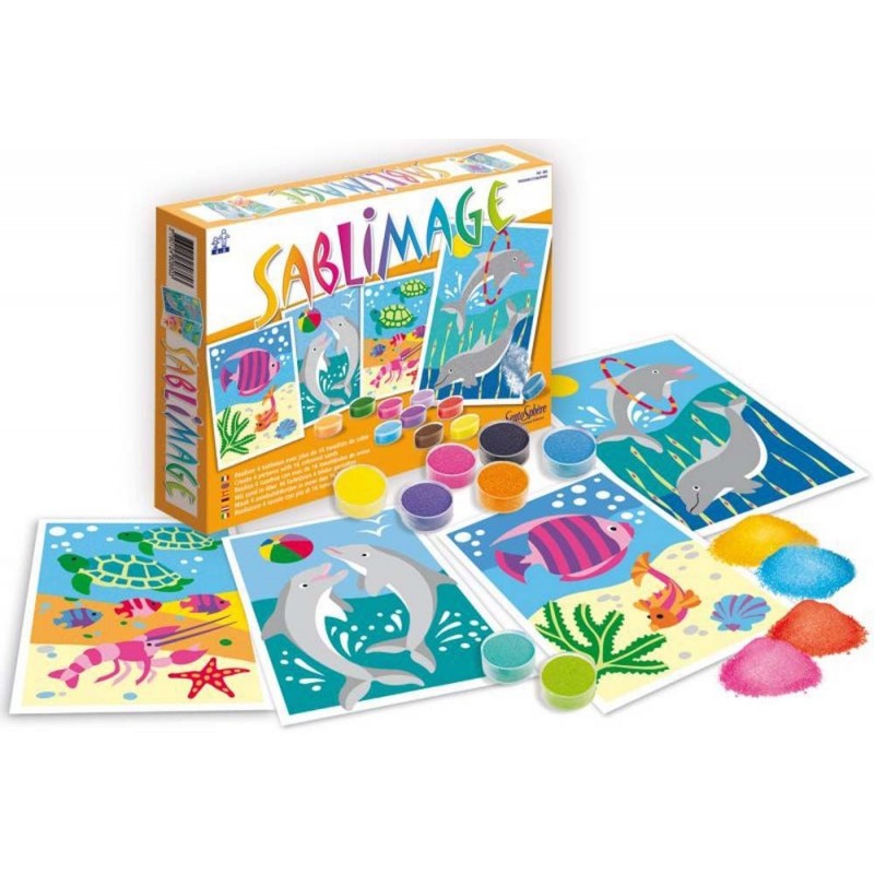 Sablimage - Poissons et dauphins Sablimage - Poissons et dauphins