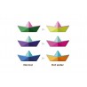 Bateaux origami à changement de couleurs