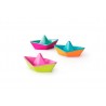 Bateaux origami à changement de couleurs