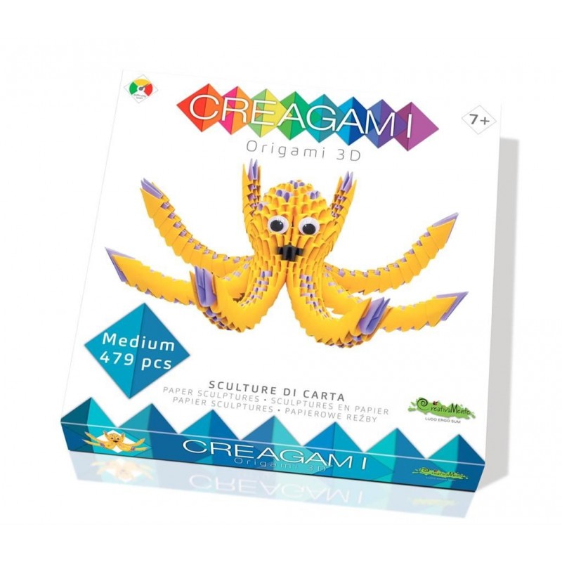 Creagami M - Pieuvre origami 3D Creagami M - Pieuvre origami 3D