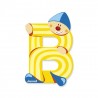 Lettre clown B