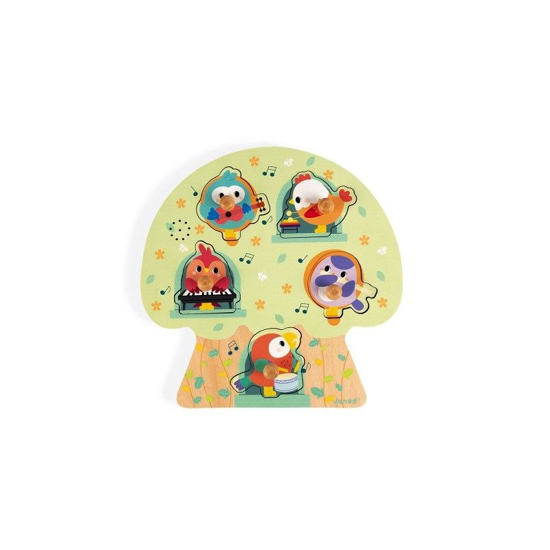 Puzzle sonore - Les oiseaux en fête Puzzle sonore - Les oiseaux en fête