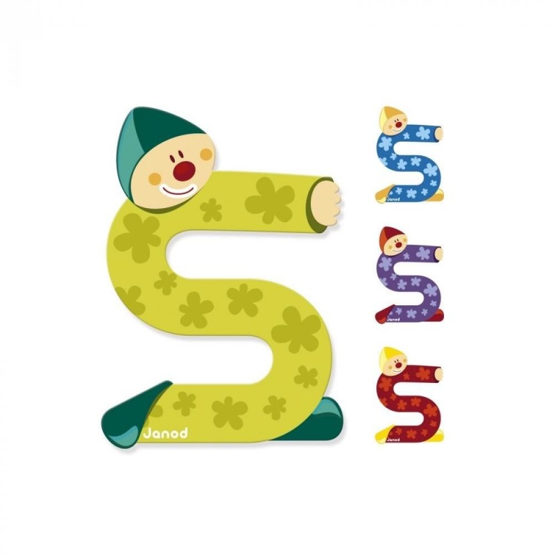 Lettre clown S Lettre clown S