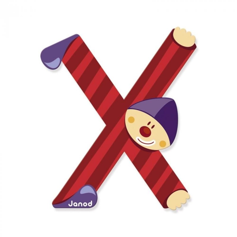 Lettre clown X Lettre clown X