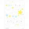 Stickers mural nuage