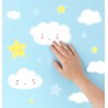 Stickers mural nuage