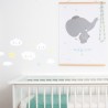 Stickers mural nuage