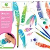 Plumes en tout genre - Peinture sur plumes