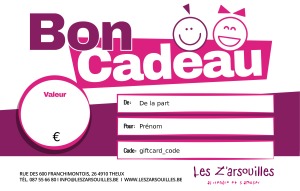 
			                        			Bon Cadeau